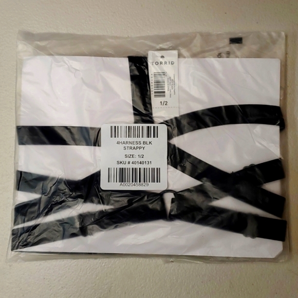 ❤️NWT VINTAGE TORRID BRALETTE STRAPPY BREAST HARNESS BONDAGE LINGERIE PLUS SIZE - Picture 5 of 11